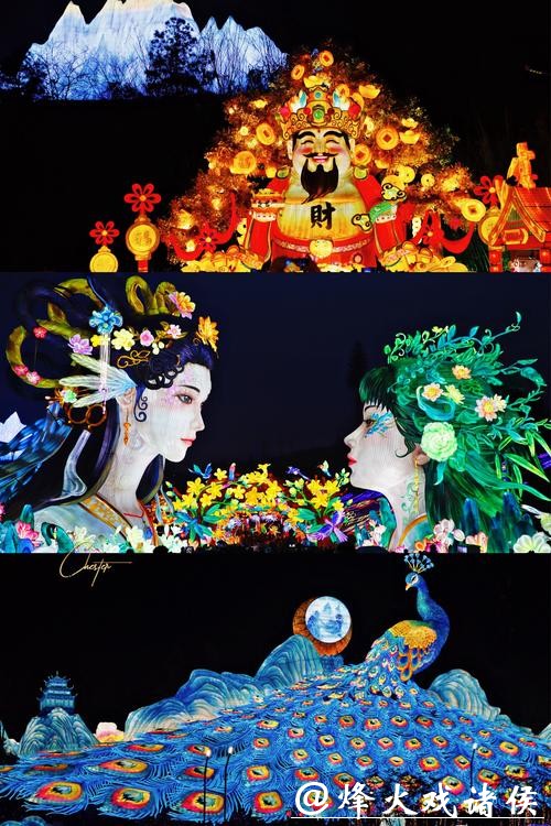 自贡的彩灯醒了 我们的年也亮了